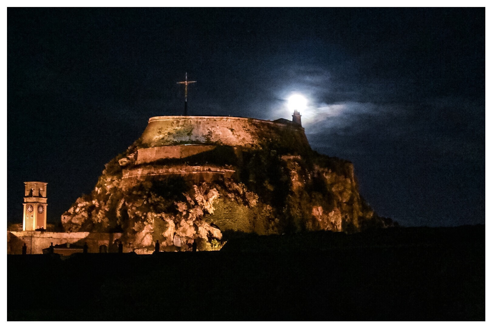 Nikon 1 S2 sample photo. Full moon photography