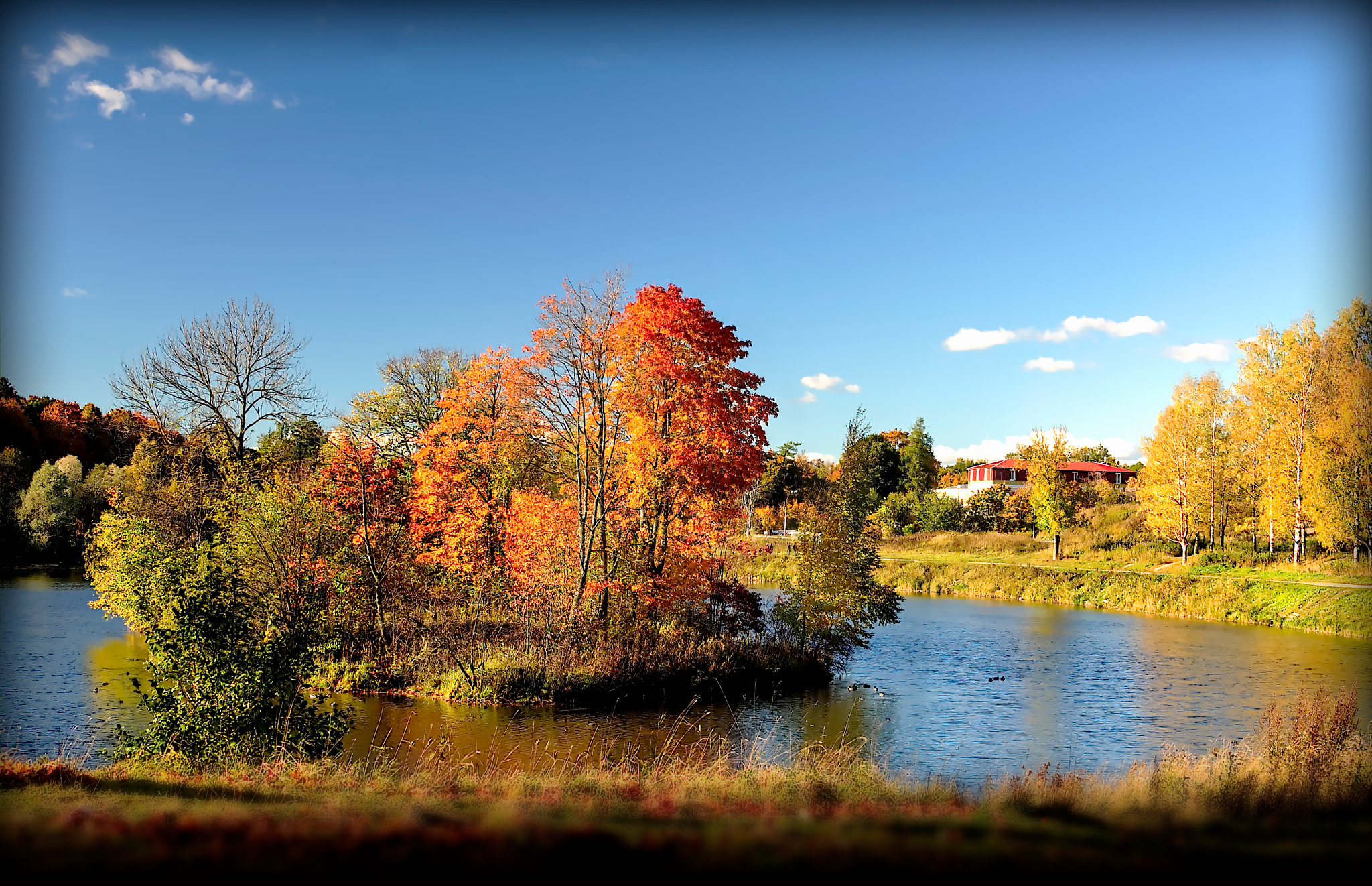 Pentax K-r + Tamron AF 28-75mm F2.8 XR Di LD Aspherical (IF) sample photo. Autumn in gatchina photography