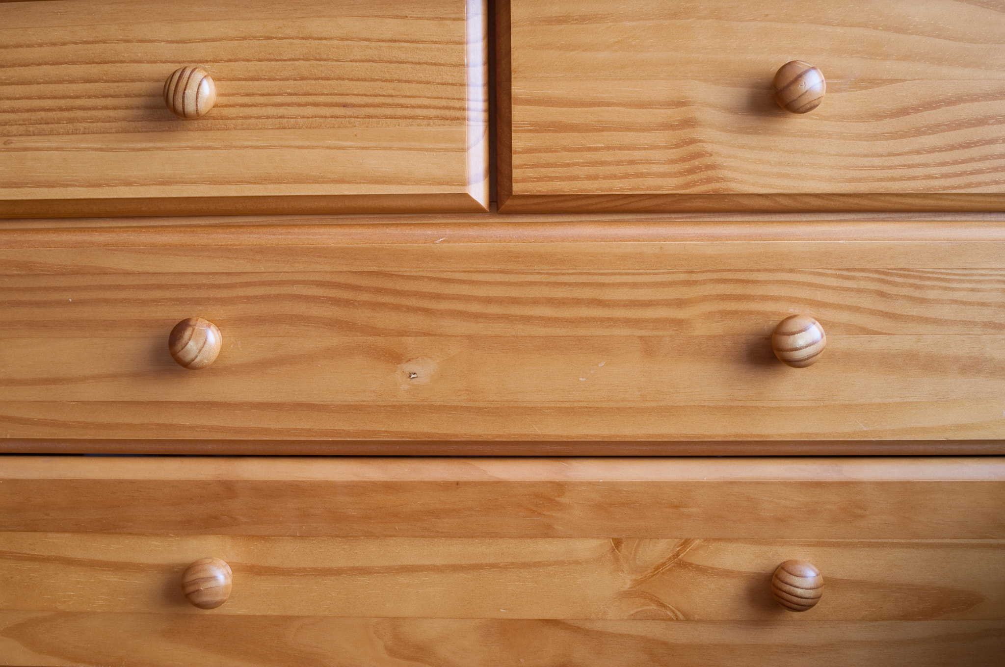 Wooden drawers