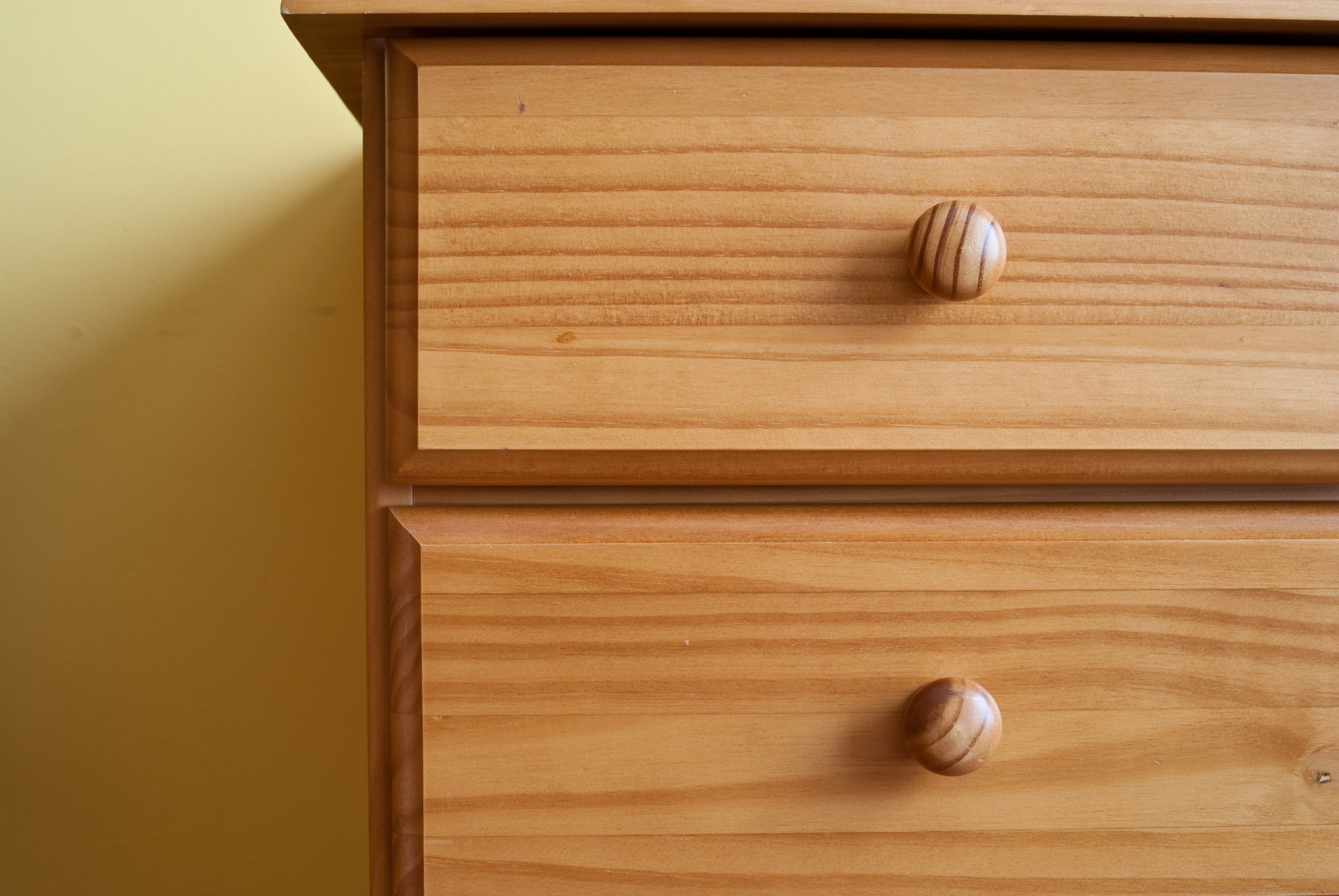 Wooden drawers