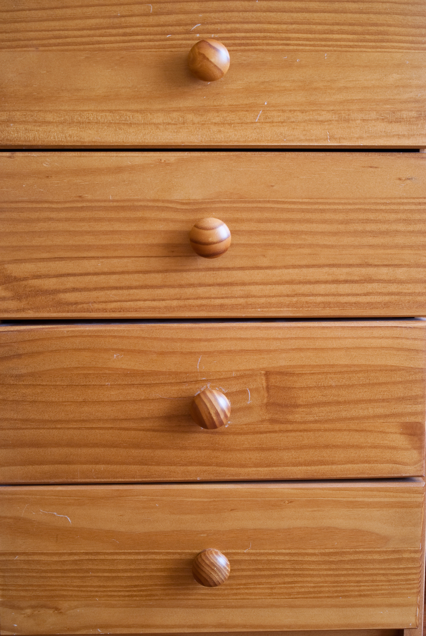 Wooden drawers