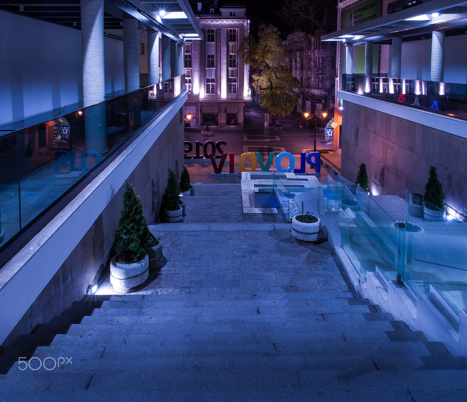 Pentax K-50 sample photo. The stairs from the clock hill photography