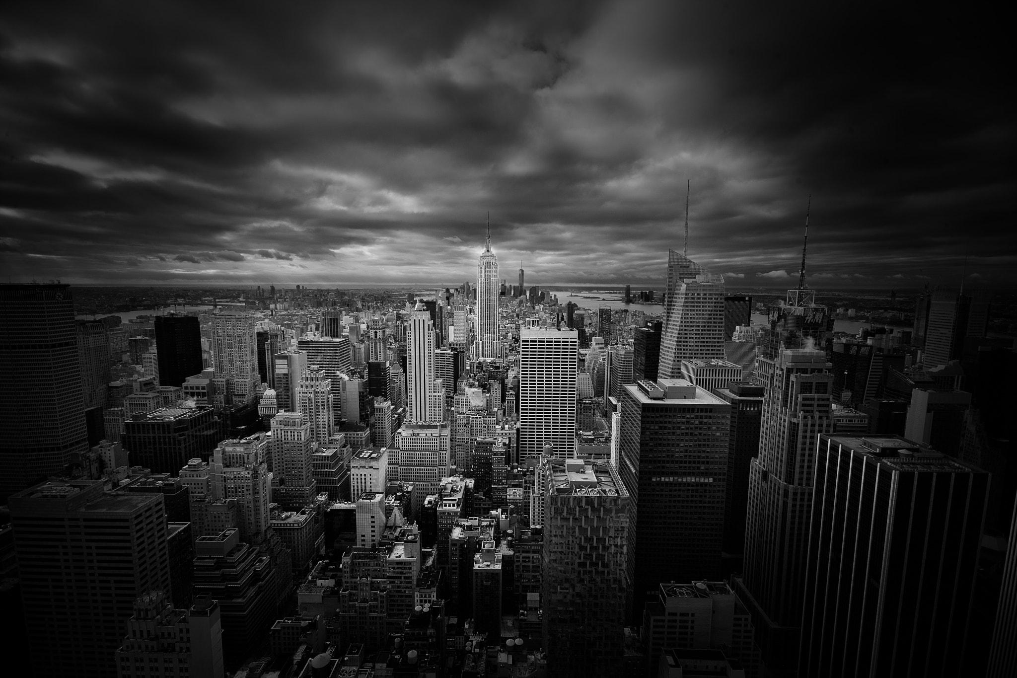 Canon EOS-1D Mark III sample photo. Manhattan skyline photography