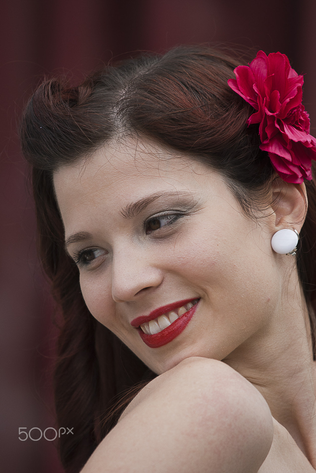 Canon EF 70-200mm F4L IS USM sample photo. Sweet smile photography