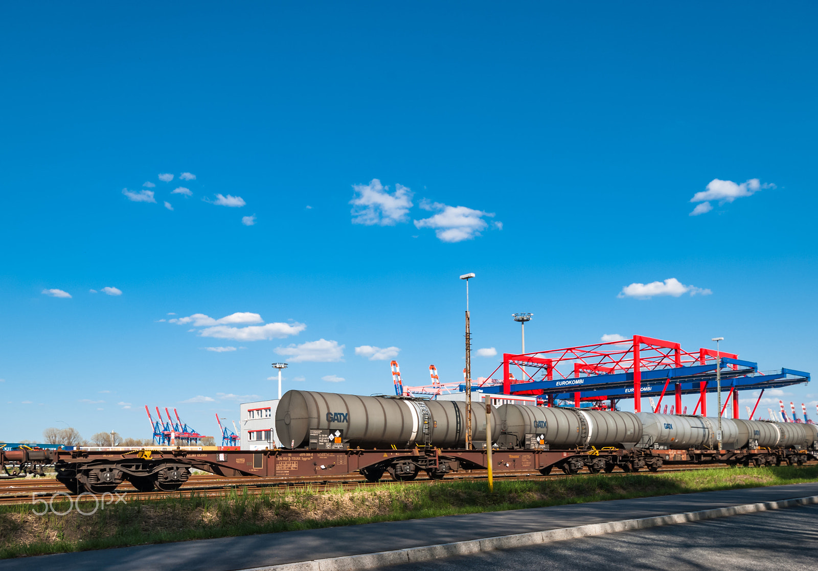 Nikon D80 + Nikon AF-S DX Nikkor 10-24mm F3-5-4.5G ED sample photo. Hamburg, germany - may 1, 2013: cargo container stacked at the port area. photography