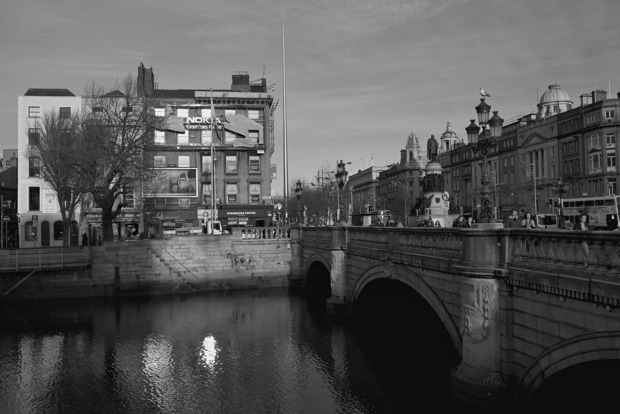 18.00 - 55.00 mm f/3.5 - 5.6 sample photo. O´connell bridge, dublin photography