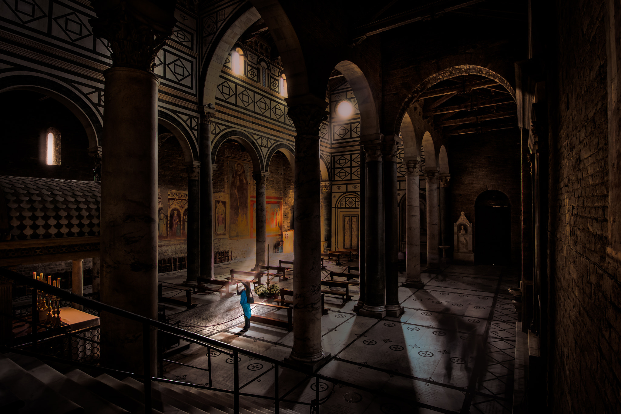 Nikon 1 Nikkor VR 6.7-13mm F3.5-5.6 sample photo. Abbazia di san miniato al monte, florence photography