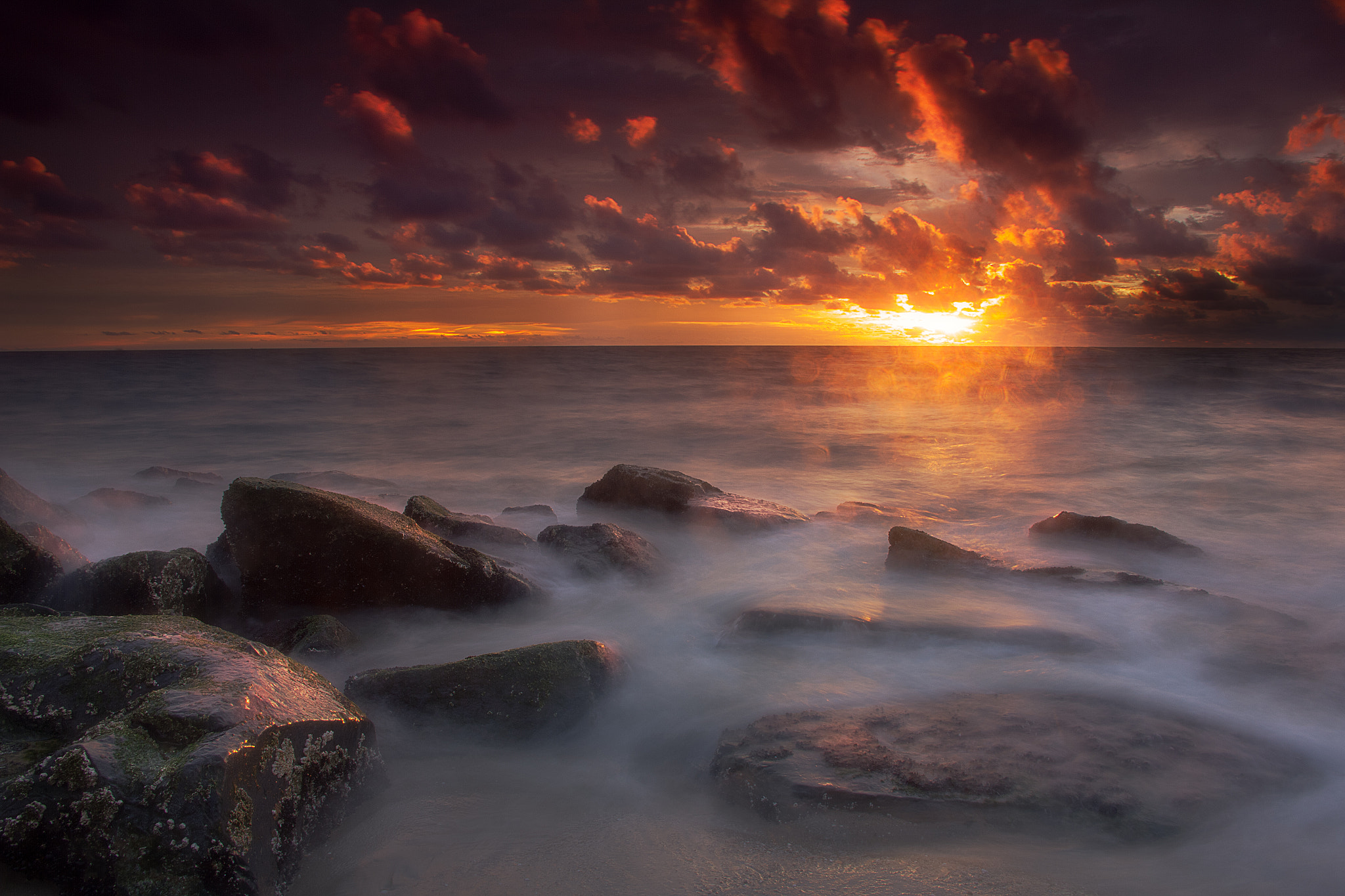 Sigma 18-50mm f/3.5-5.6 DC sample photo. Sunrise at long branch photography
