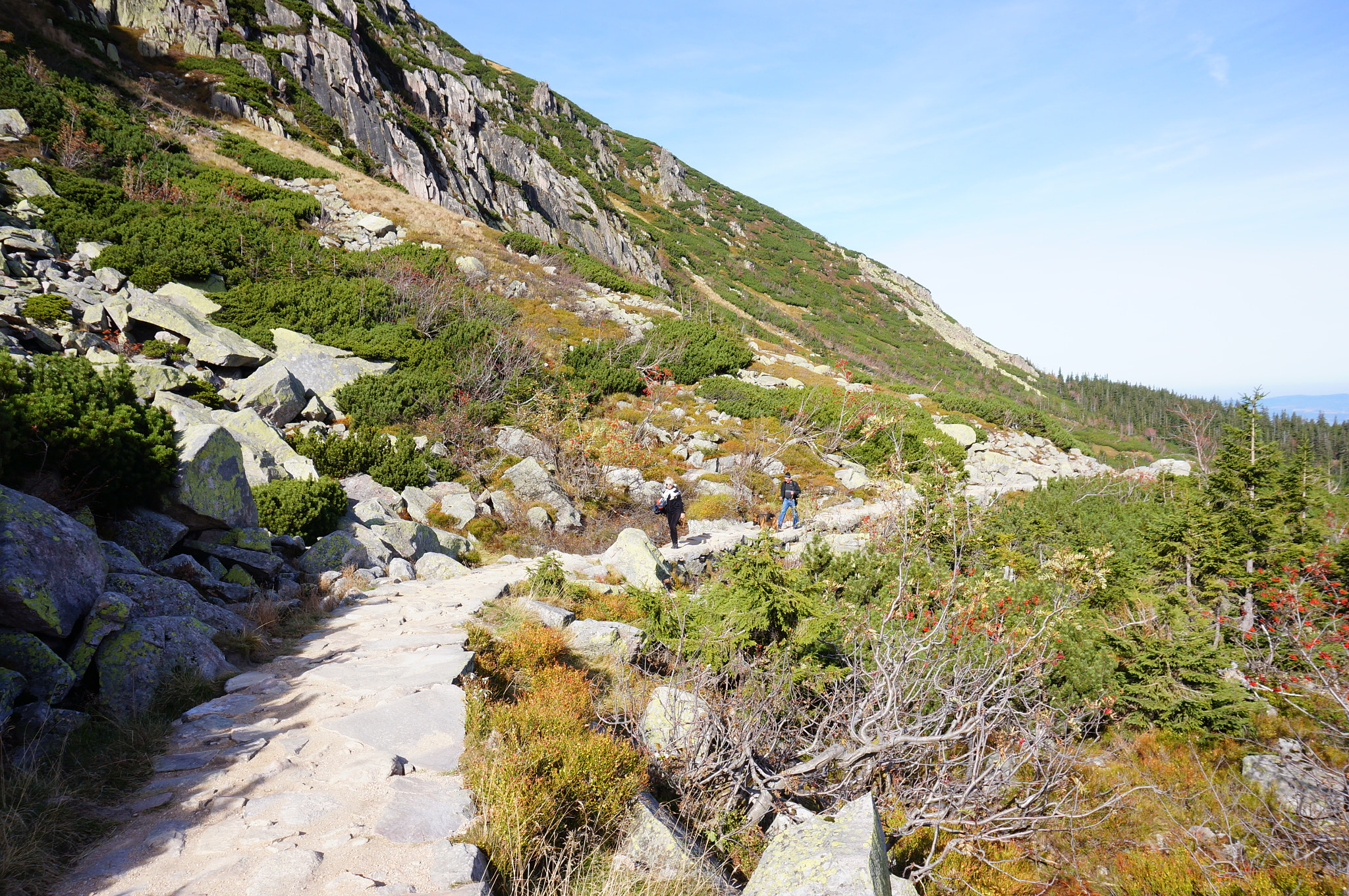 Sony Alpha NEX-5N + Sony E 16-50mm F3.5-5.6 PZ OSS sample photo. Mountain path photography