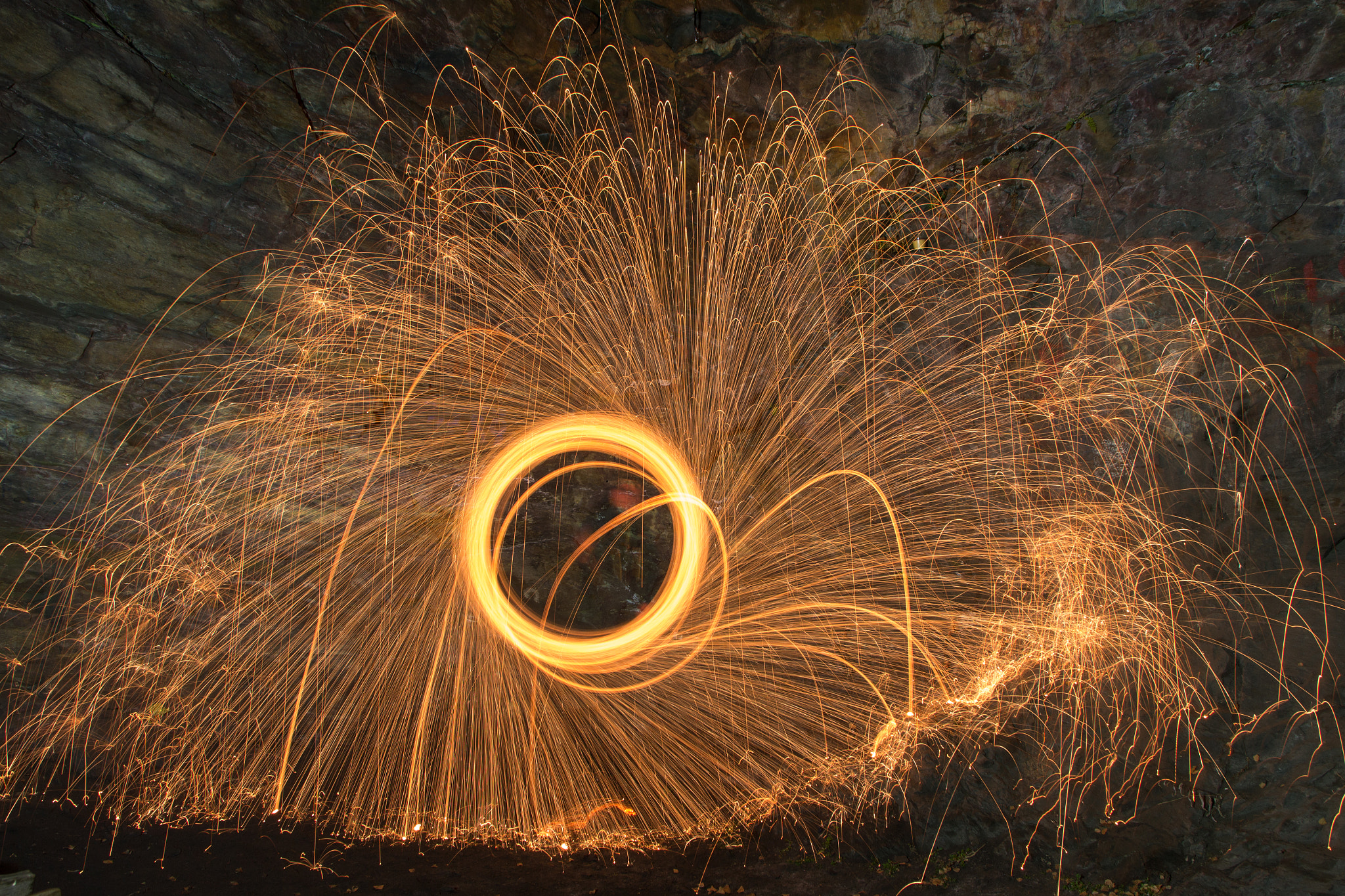 Canon EOS 600D (Rebel EOS T3i / EOS Kiss X5) + Canon EF 500mm F4L IS USM sample photo. Fire cave #2 photography