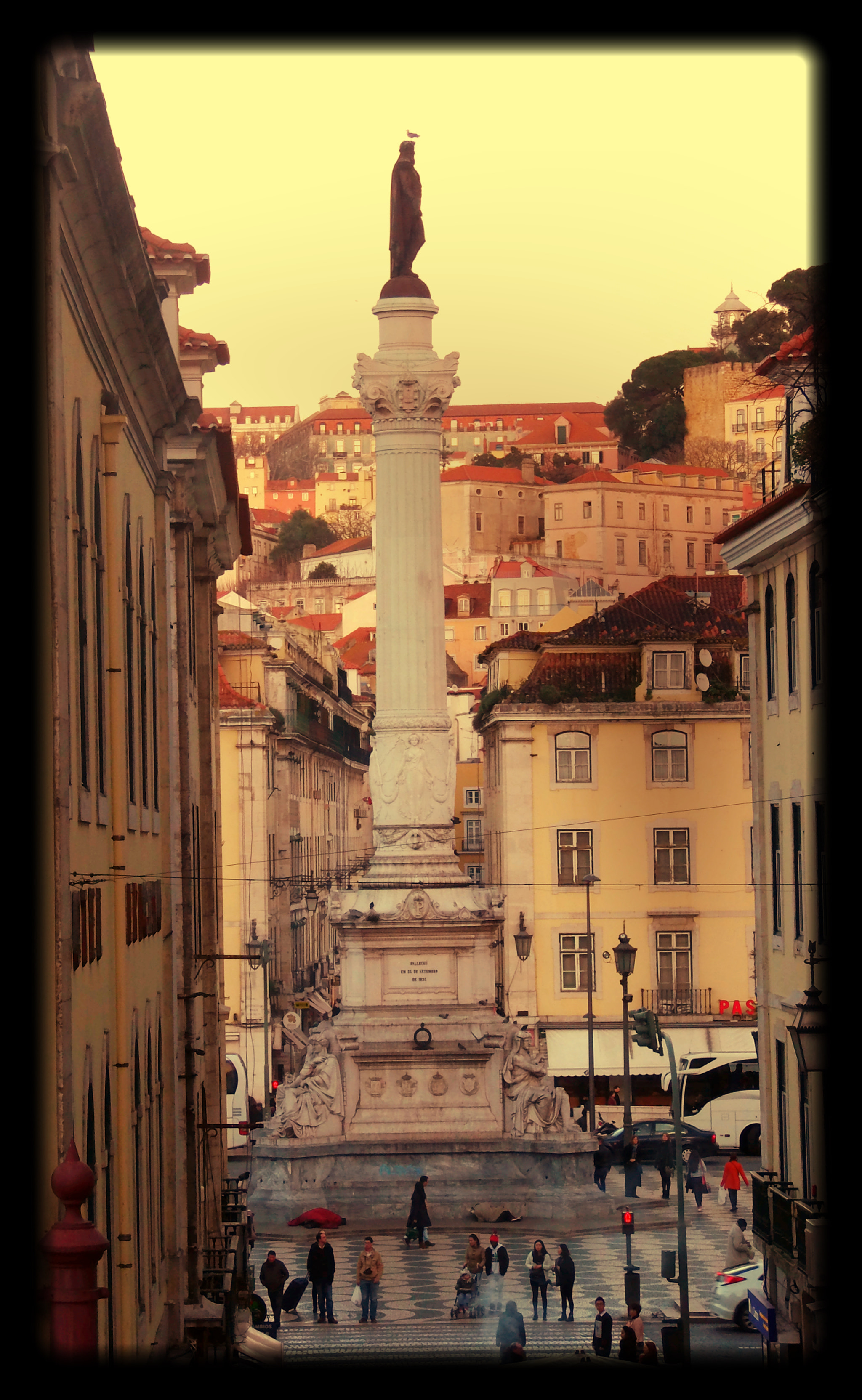 Olympus SP-720UZ sample photo. Square in lisboa photography