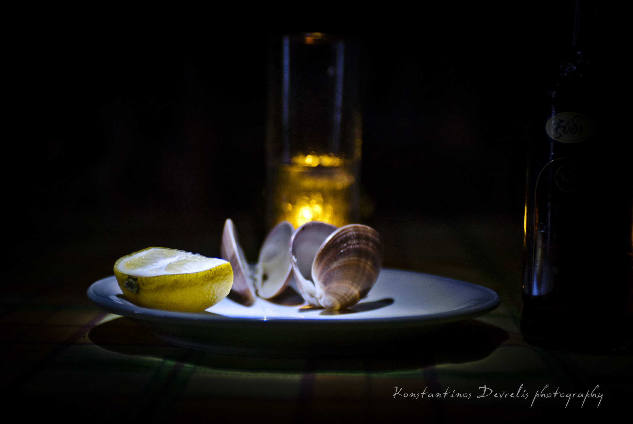 Nikon AF-S Nikkor 28-70mm F2.8 ED-IF sample photo. Ouzo with sea fruits ... photography
