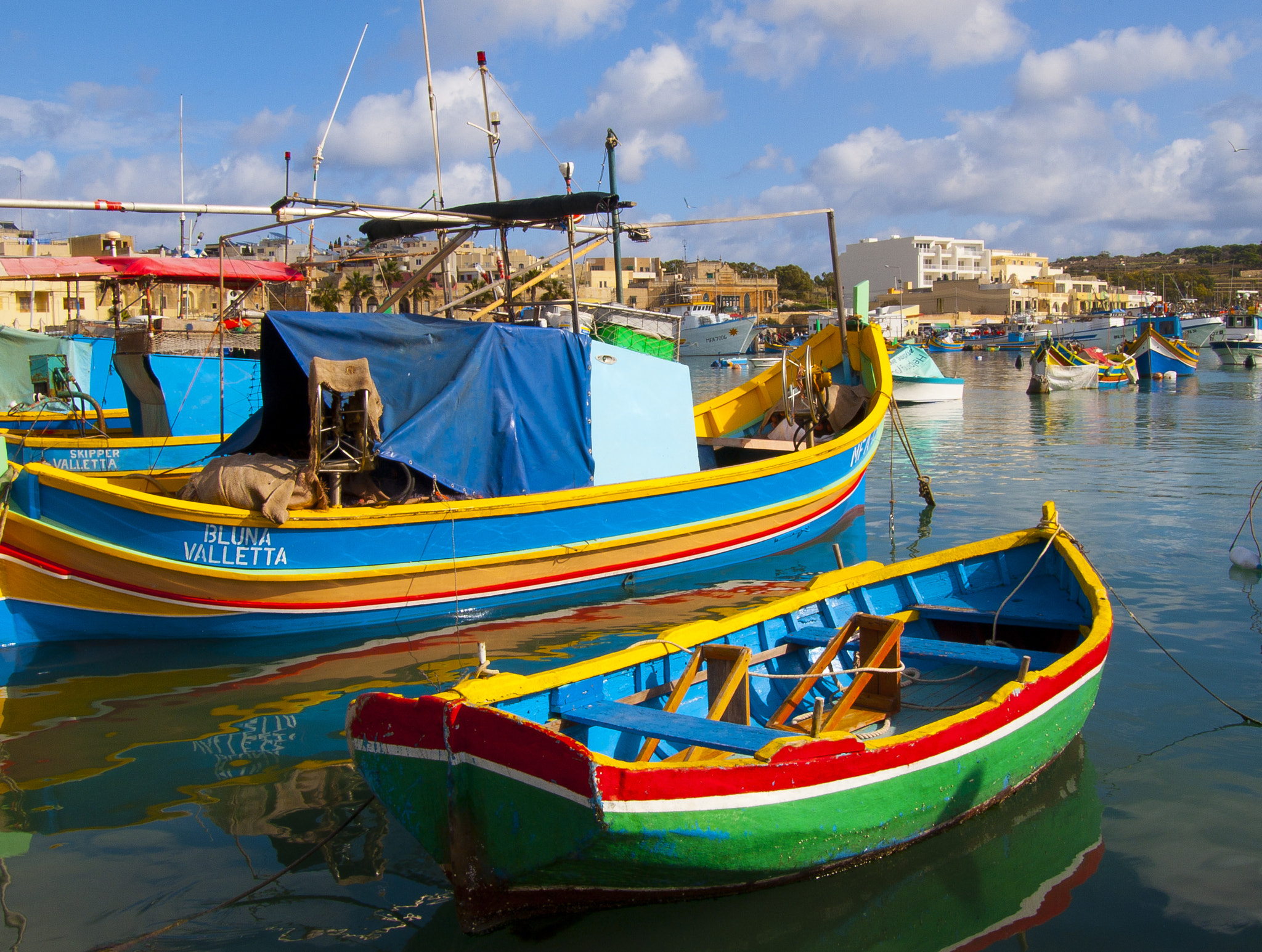 Olympus E-520 (EVOLT E-520) sample photo. Sunny day in marsaxlokk photography