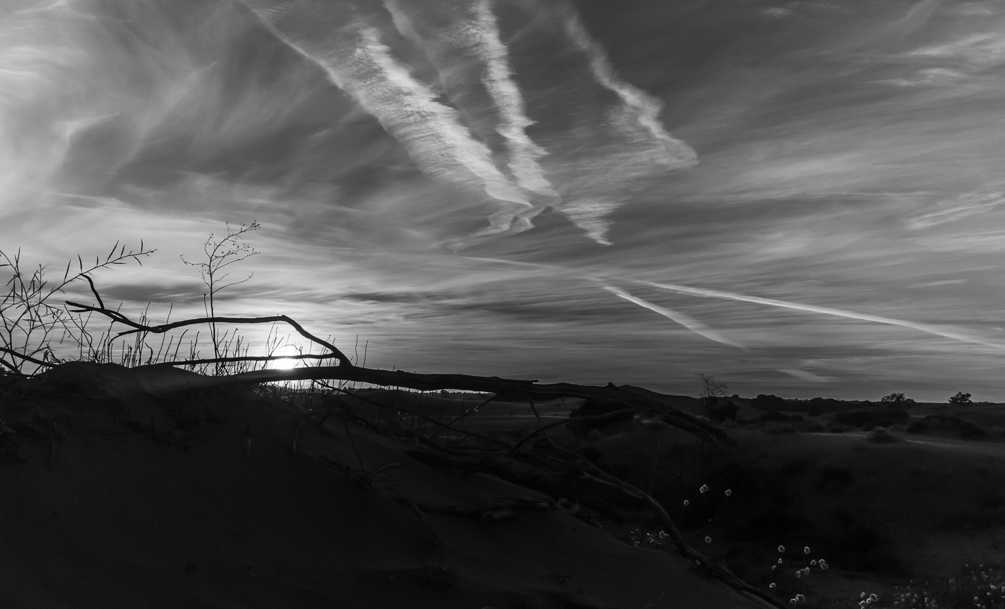 AF Zoom-Nikkor 28-105mm f/3.5-4.5D IF sample photo. Perry sandhills sunset photography
