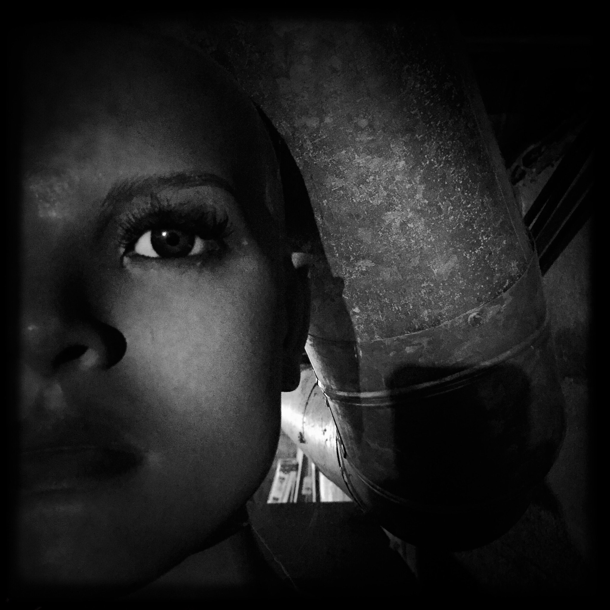 Hipstamatic 305 sample photo. In the basement photography