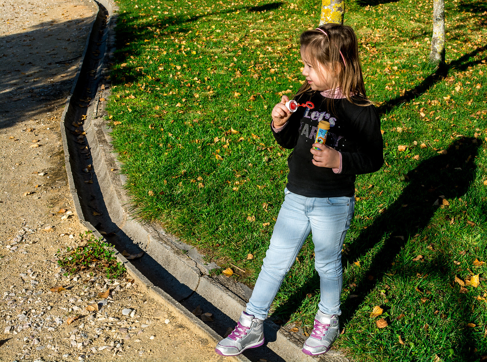 Nikon AF-S Nikkor 28-70mm F2.8 ED-IF sample photo. Happy childhood in the park photography