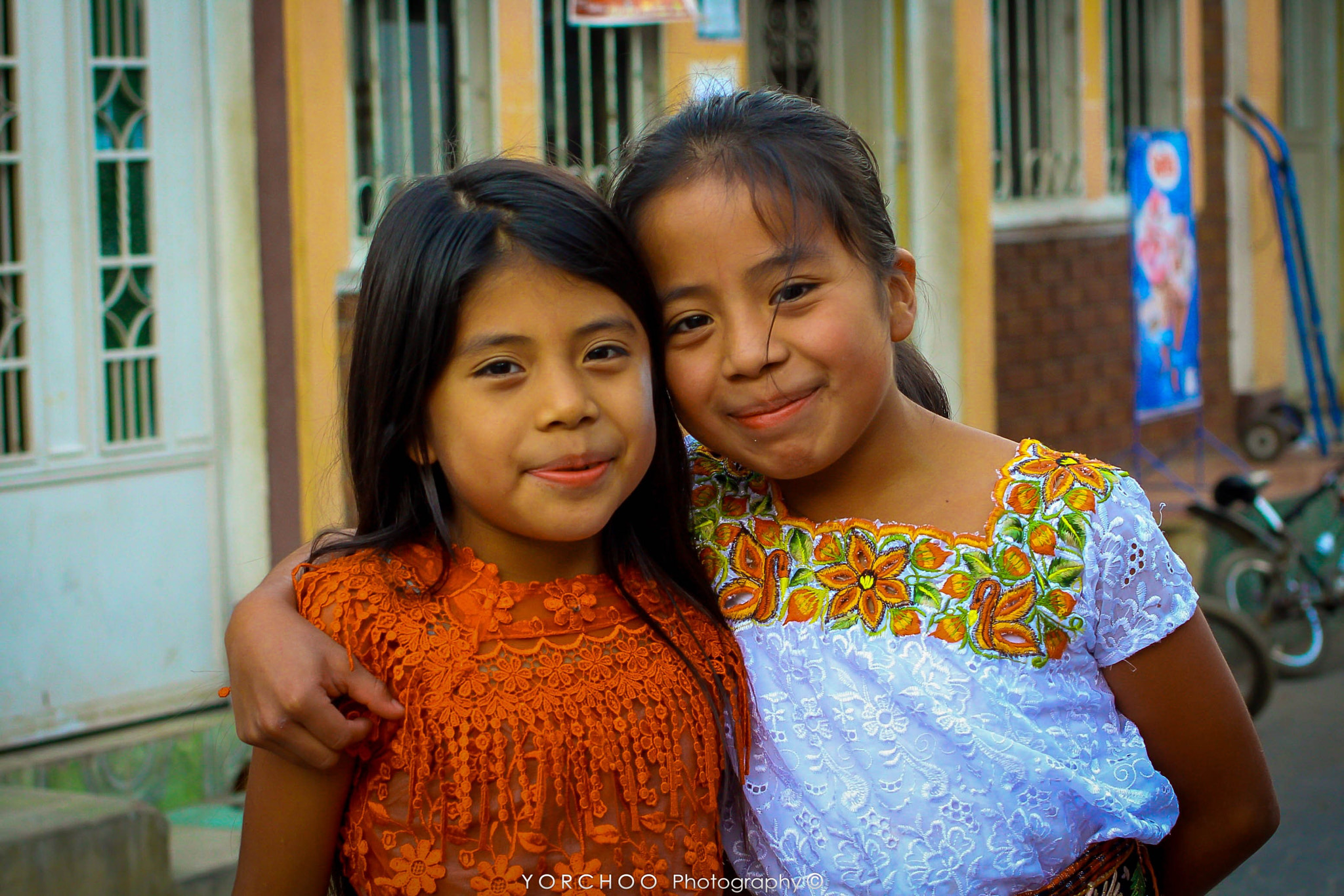 Canon EF 55-200mm f/4.5-5.6 sample photo. Guatemala girls photography