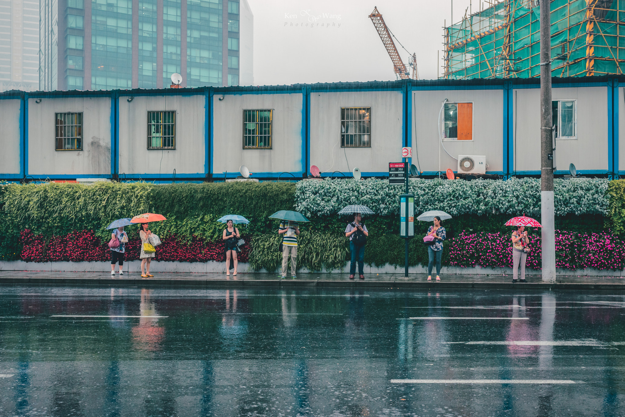 Nikon D810 + AF-S Nikkor 35mm f/1.8G sample photo. Waiting in the rain photography