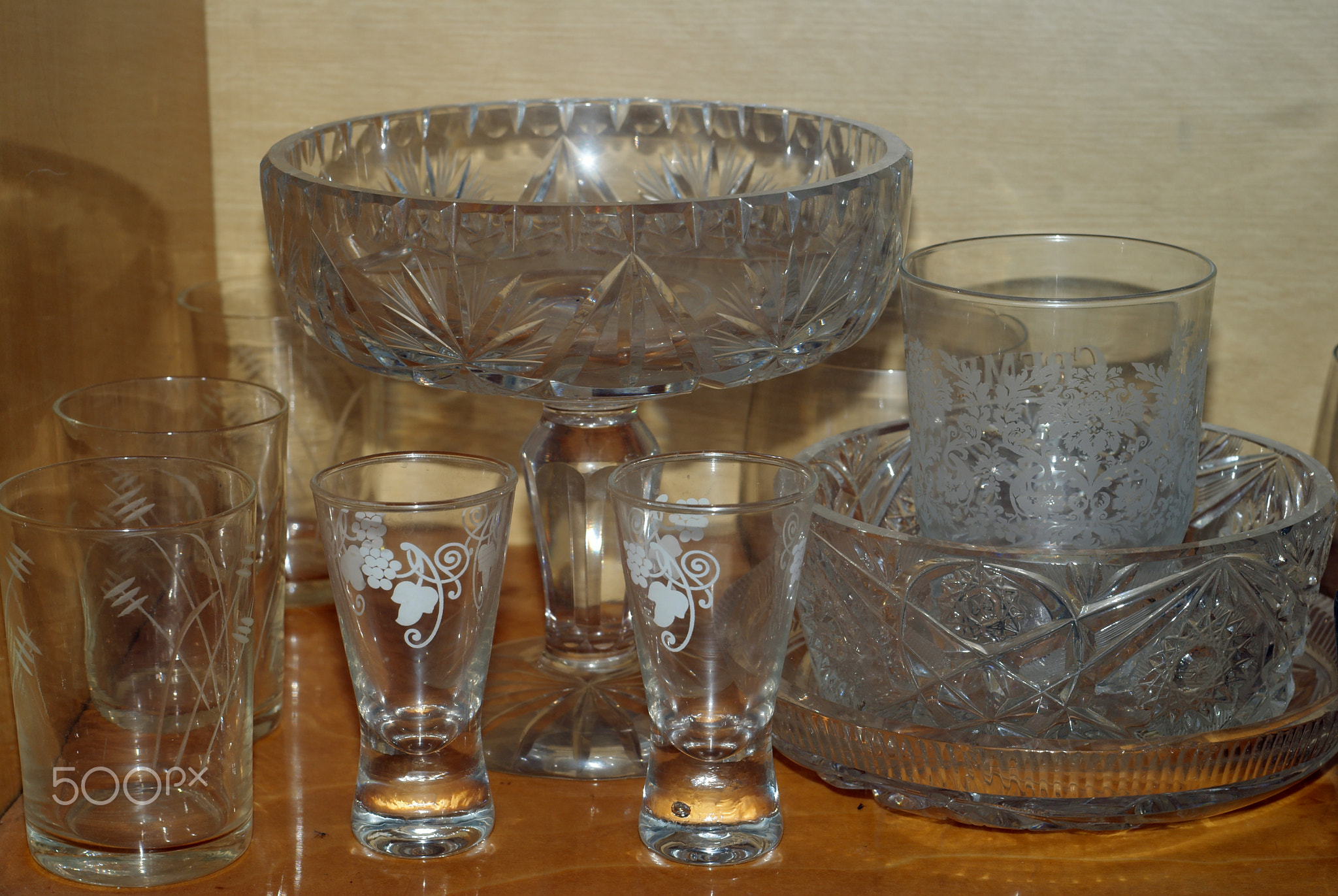 crystal glasses