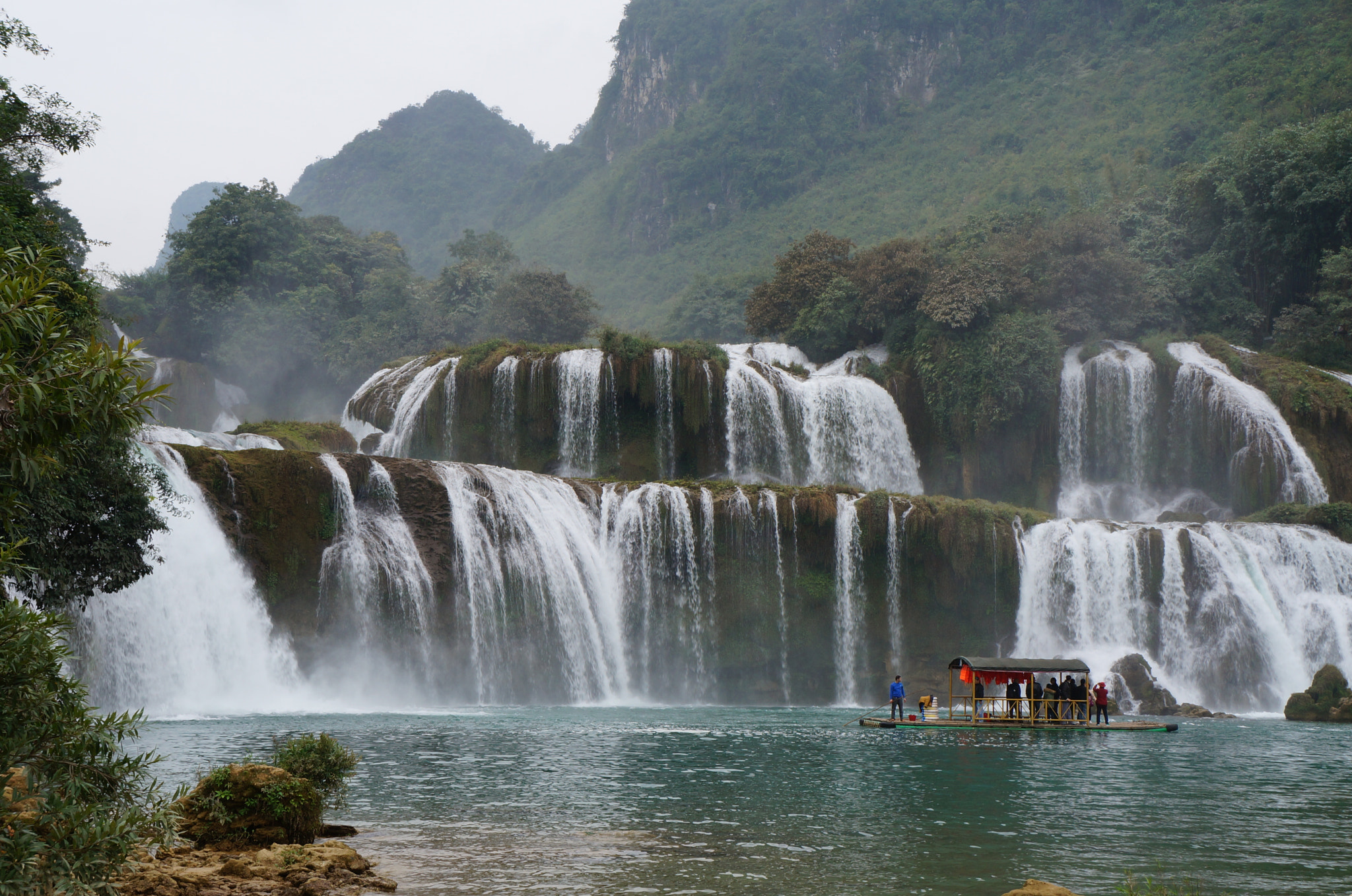 Sony Alpha NEX-F3 sample photo. The ban gioc waterfall photography