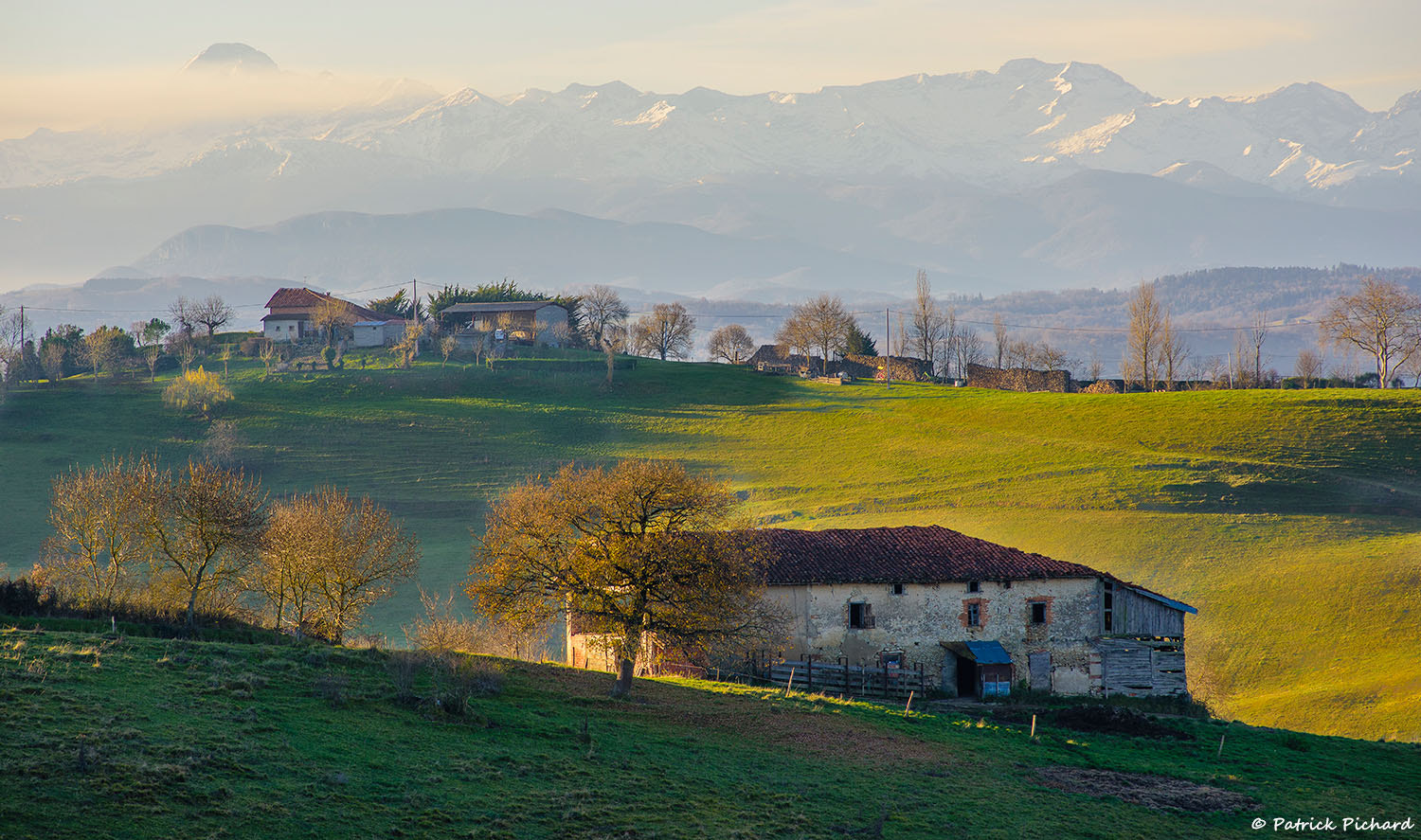 Nikon D810 + AF Nikkor 180mm f/2.8 IF-ED sample photo. Little farm in french mountain photography
