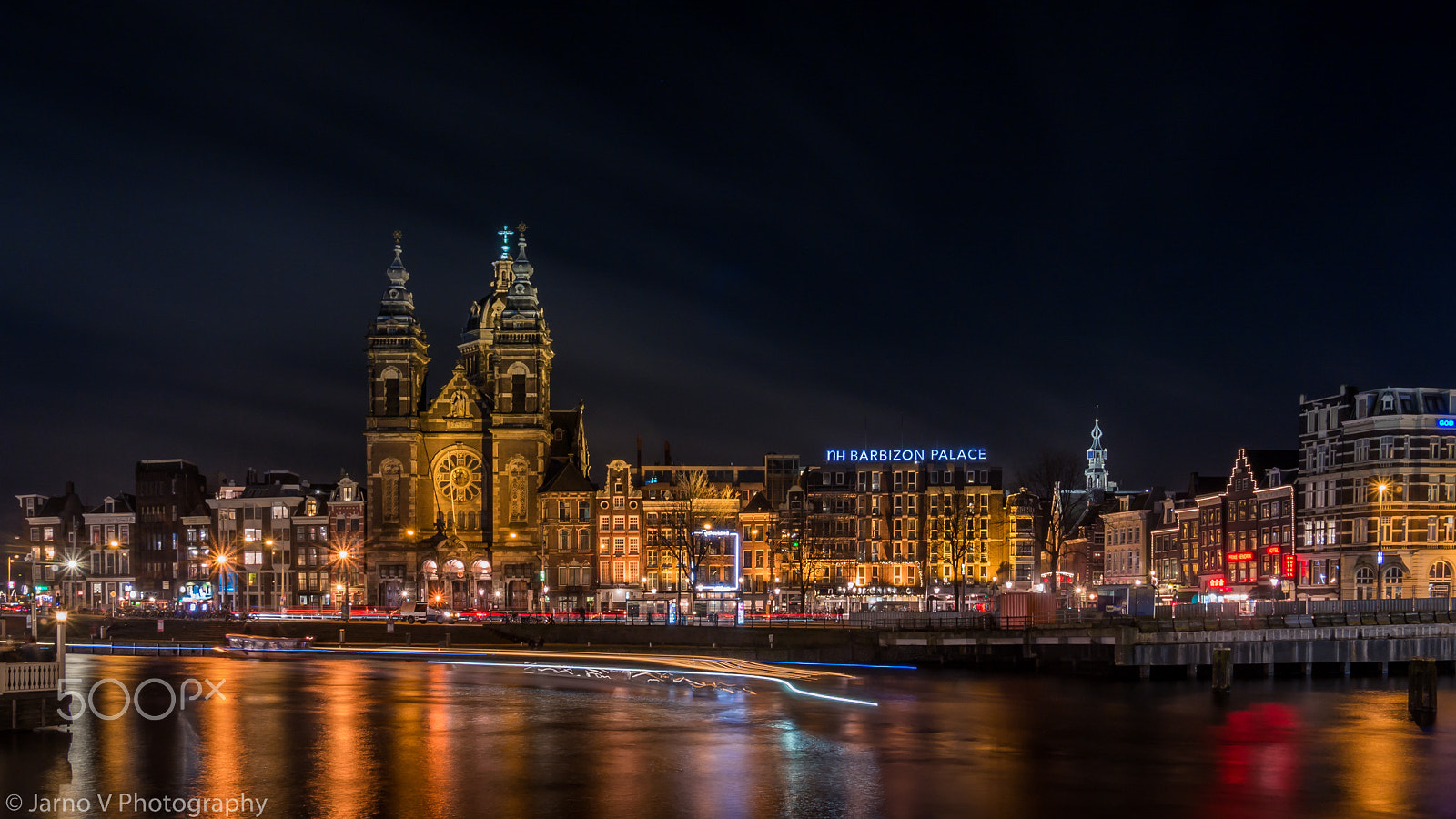 Panasonic Lumix DMC-GH3 sample photo. Amsterdam at night photography