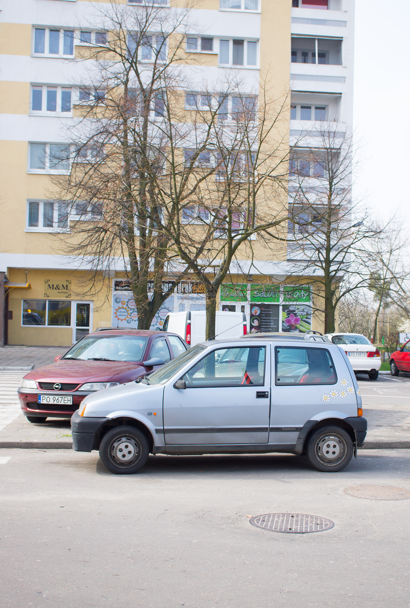 Sony Alpha NEX-5N + Sony E 30mm F3.5 Macro sample photo. Parked fiat cinquecento photography