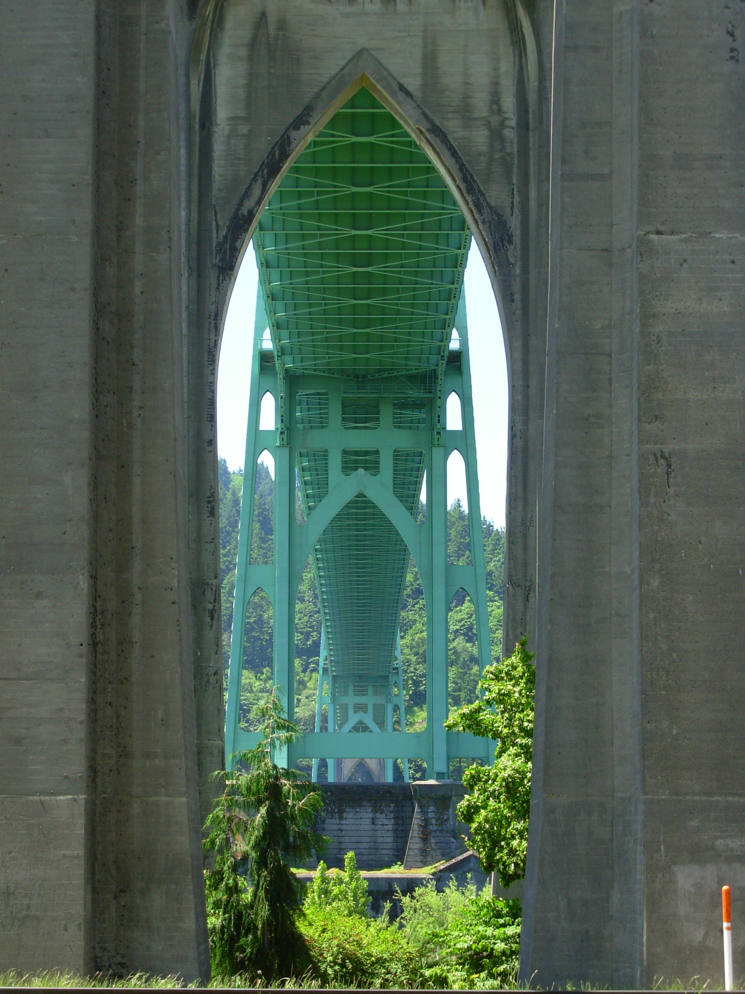 Nikon COOLPIX L1 sample photo. St. johns bridge photography