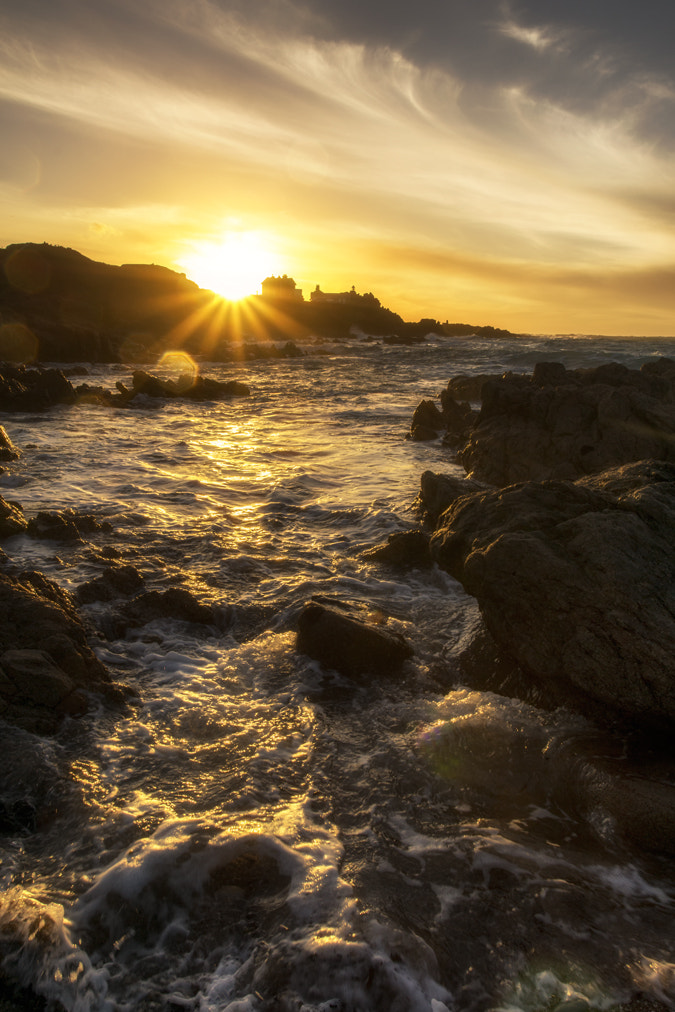 Sony a6000 + Canon EF 17-40mm F4L USM sample photo. Corbiere sunset photography