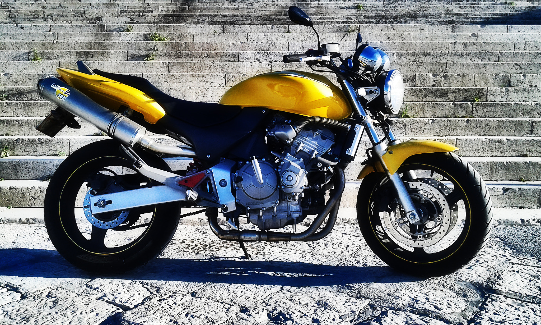 Samsung Galaxy Core Plus sample photo. Honda hornet 600 photography