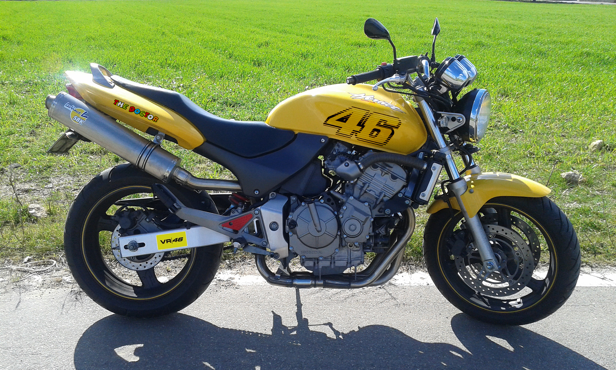 Samsung Galaxy Core Plus sample photo. Honda hornet 600 photography