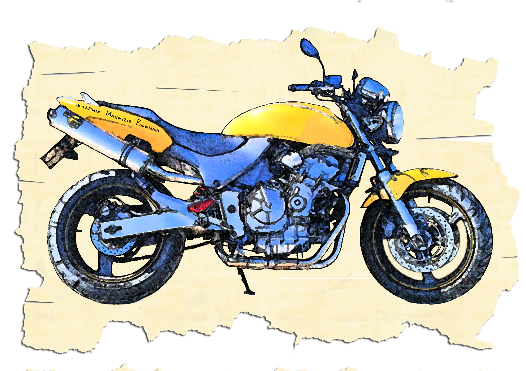 Samsung Galaxy Core Plus sample photo. Honda hornet 600 photography