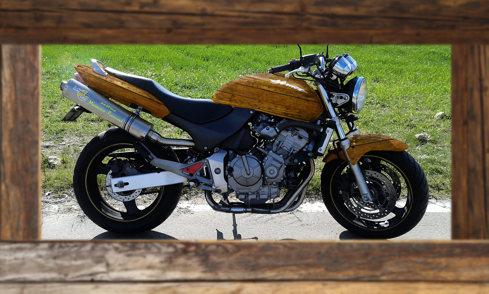 Samsung Galaxy Core Plus sample photo. Honda hornet 600 photography