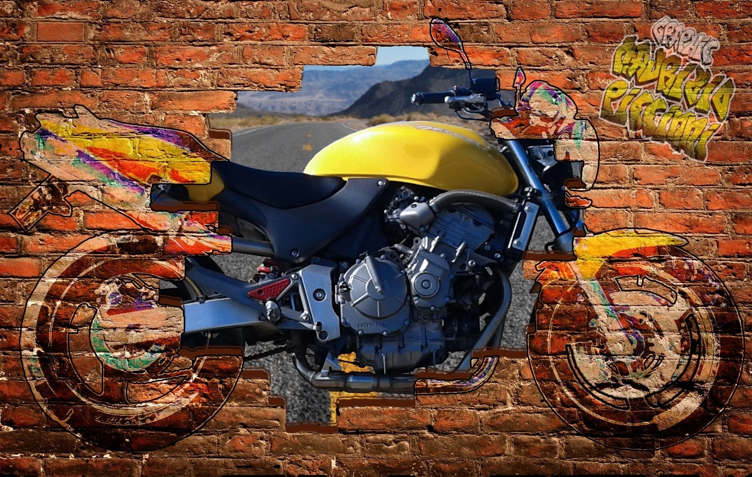 Samsung Galaxy Core Plus sample photo. Honda hornet 600 photography