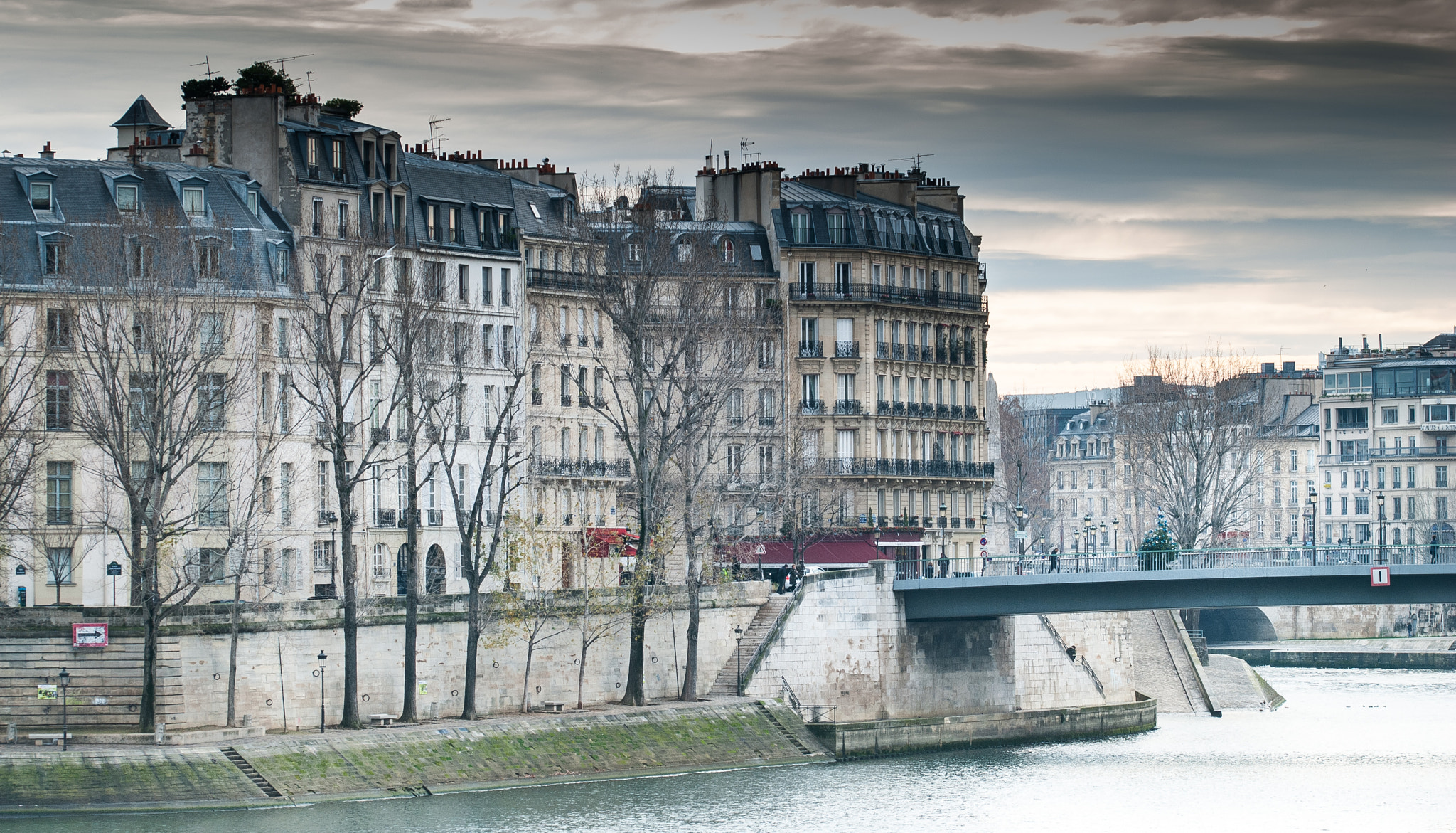 Sigma 105mm F2.8 EX DG OS HSM sample photo. Bank of the seine, paris photography