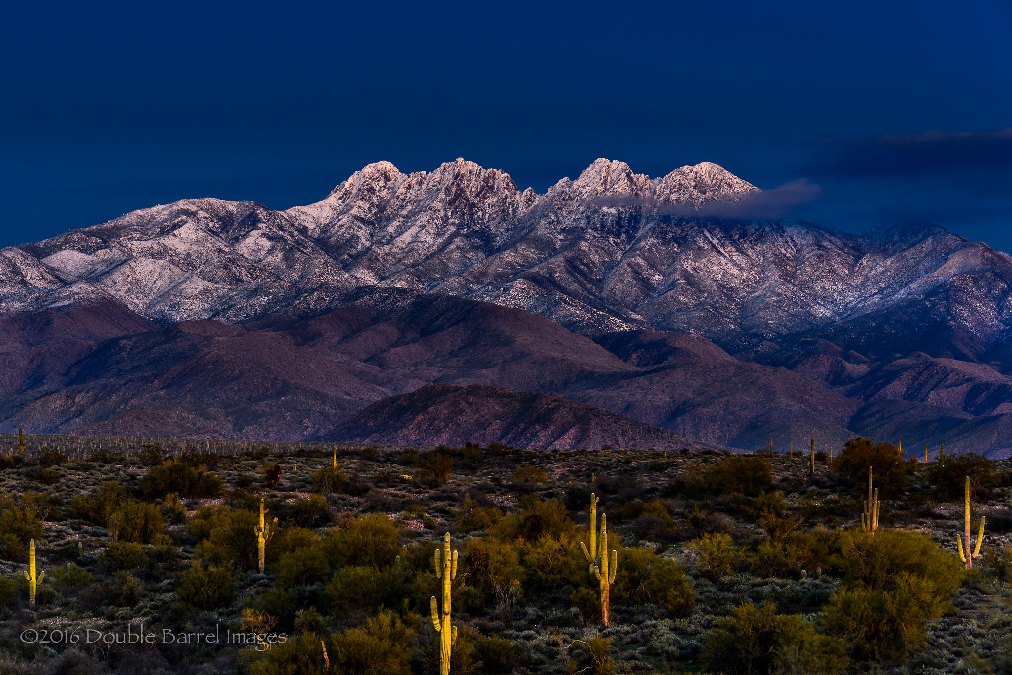 Nikon D4 + Sigma 150-500mm F5-6.3 DG OS HSM sample photo. Four peaks after sunset photography