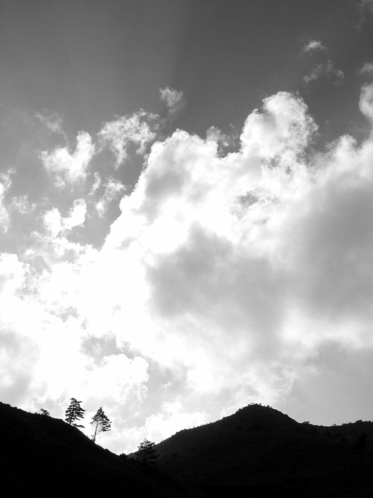 Canon POWERSHOT G3 sample photo. High mountain cloud photography