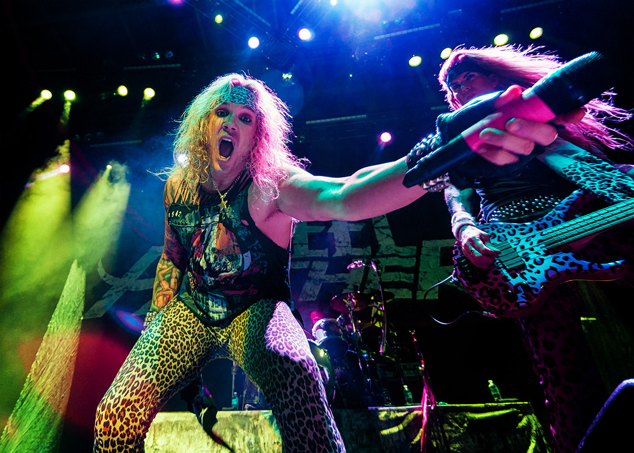 Nikon AF DX Fisheye-Nikkor 10.5mm F2.8G ED sample photo. Steel panther photography