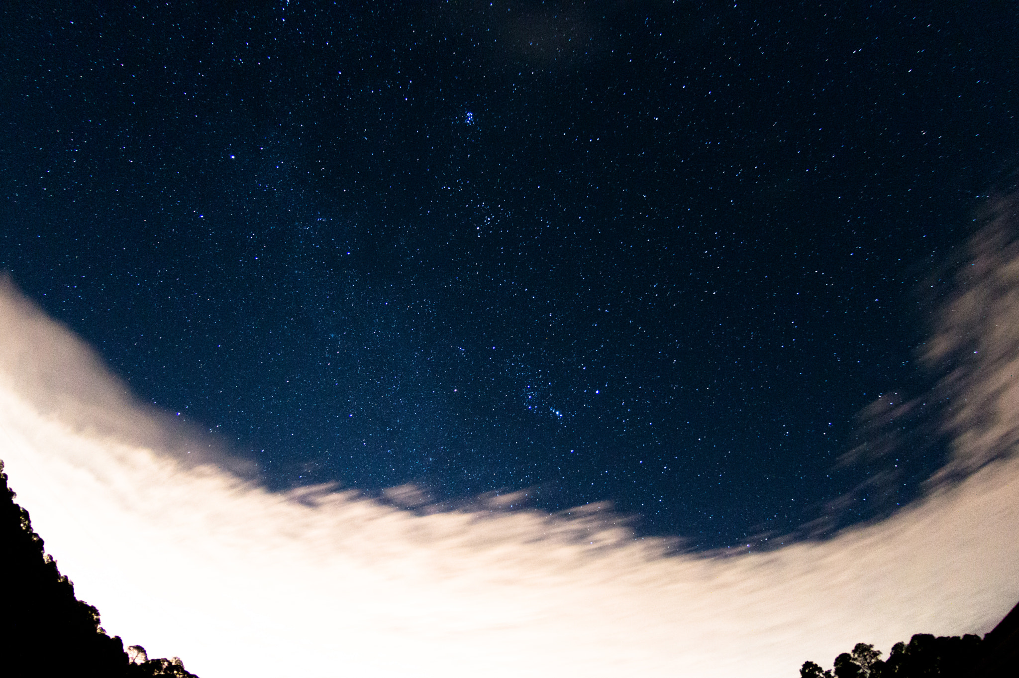 Nikon AF DX Fisheye-Nikkor 10.5mm F2.8G ED sample photo. Night shot at 3600 mts photography