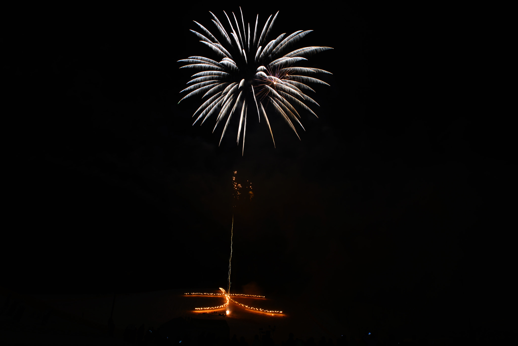 Nikon D800E + AF Nikkor 28mm f/1.4D sample photo. Fireworks in biei photography