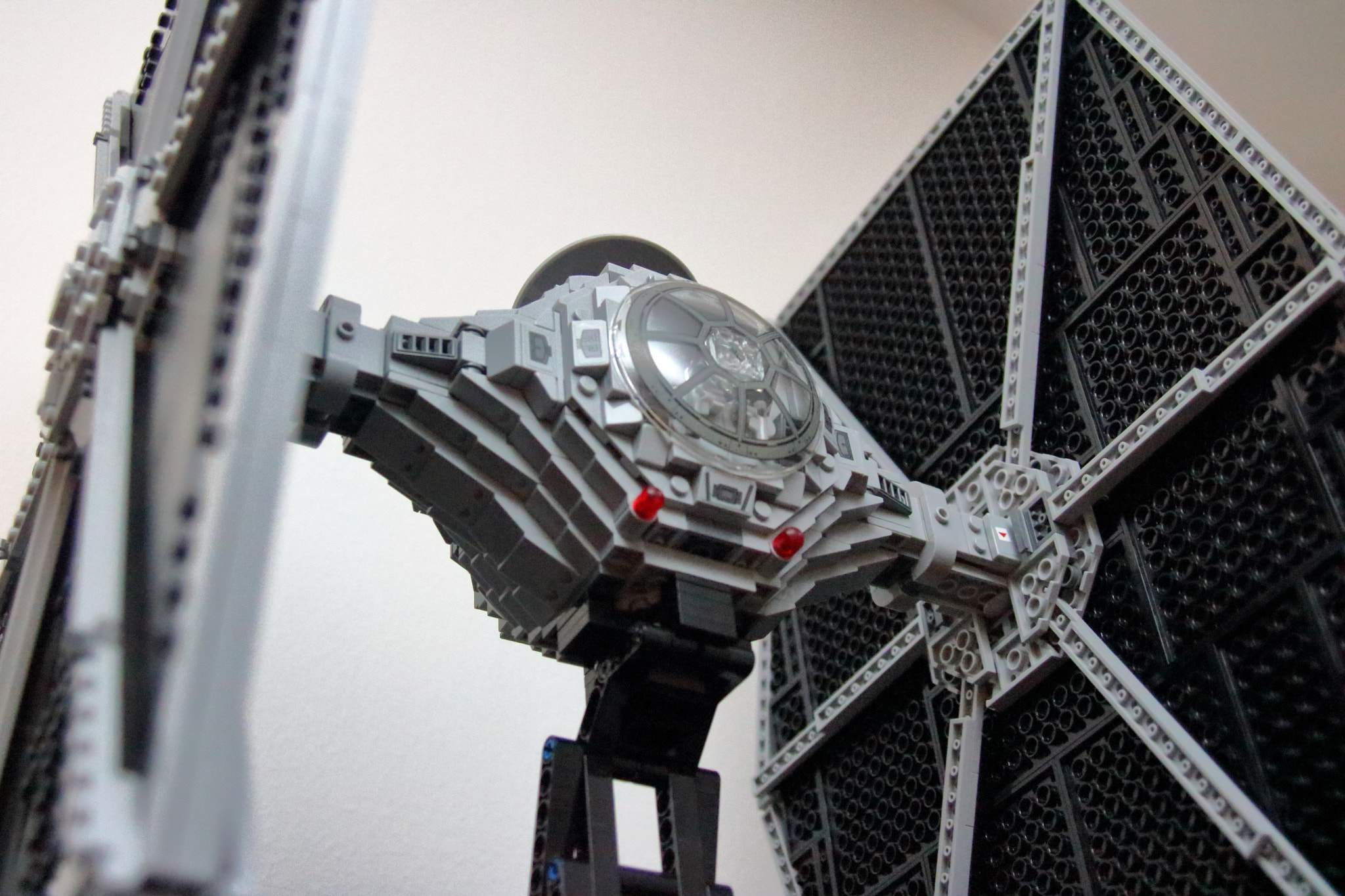 Canon EOS 760D (EOS Rebel T6s / EOS 8000D) + Sigma 28-80mm f/3.5-5.6 II Macro sample photo. Lego tie fighter low photography
