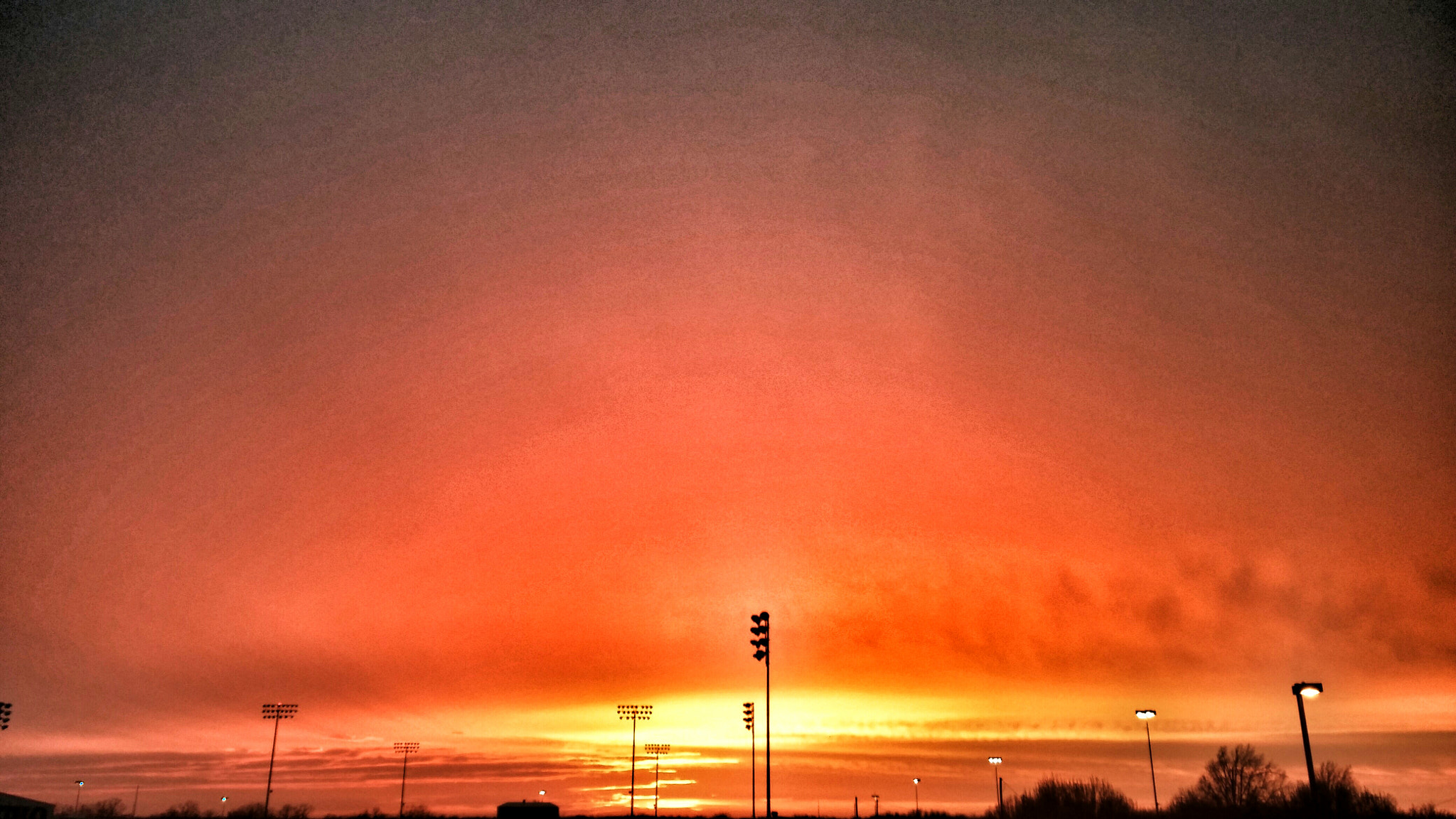 LG D80 sample photo. Red sky photography
