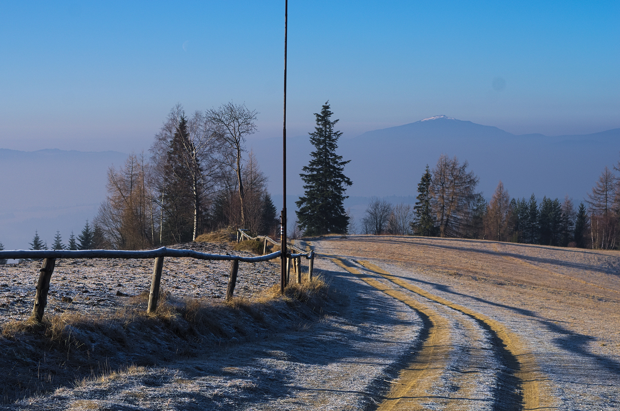 Pentax K-5 + smc PENTAX-FA Macro 50mm F2.8 sample photo. Frosty morning near maciejowa photography