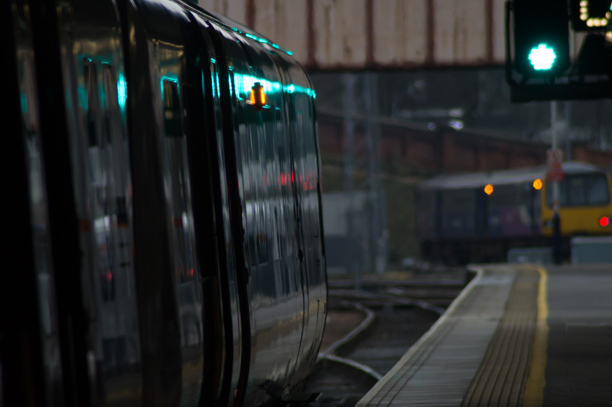 Sony SLT-A58 + Tamron SP 24-70mm F2.8 Di VC USD sample photo. Train leaving photography