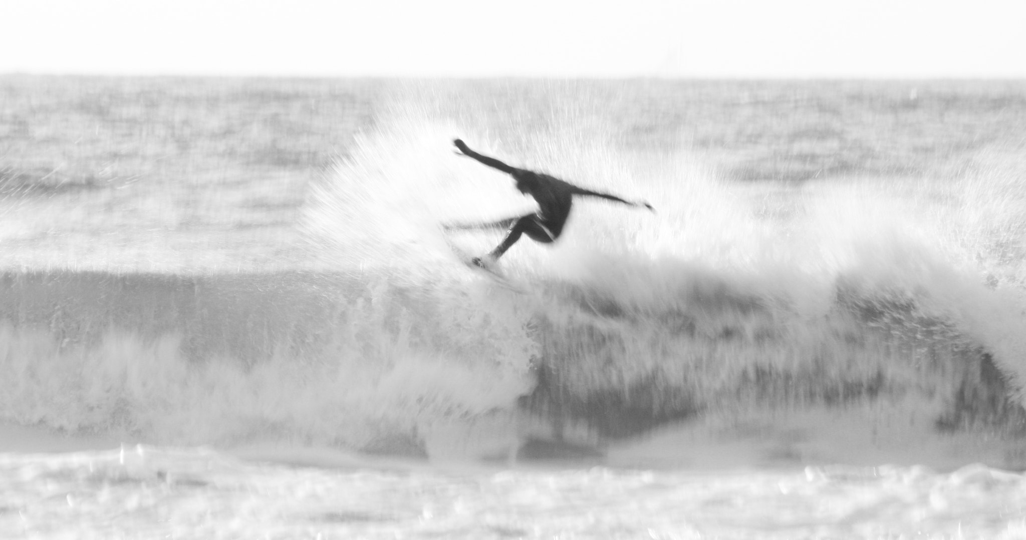 Canon EOS 40D + Canon EF 75-300mm f/4-5.6 USM sample photo. Speedy surfer in scheveningen photography