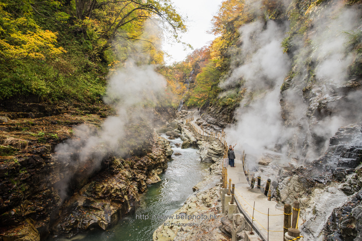 Sony a7 + Canon EF 85mm F1.2L II USM sample photo. 地獄渓谷. photography