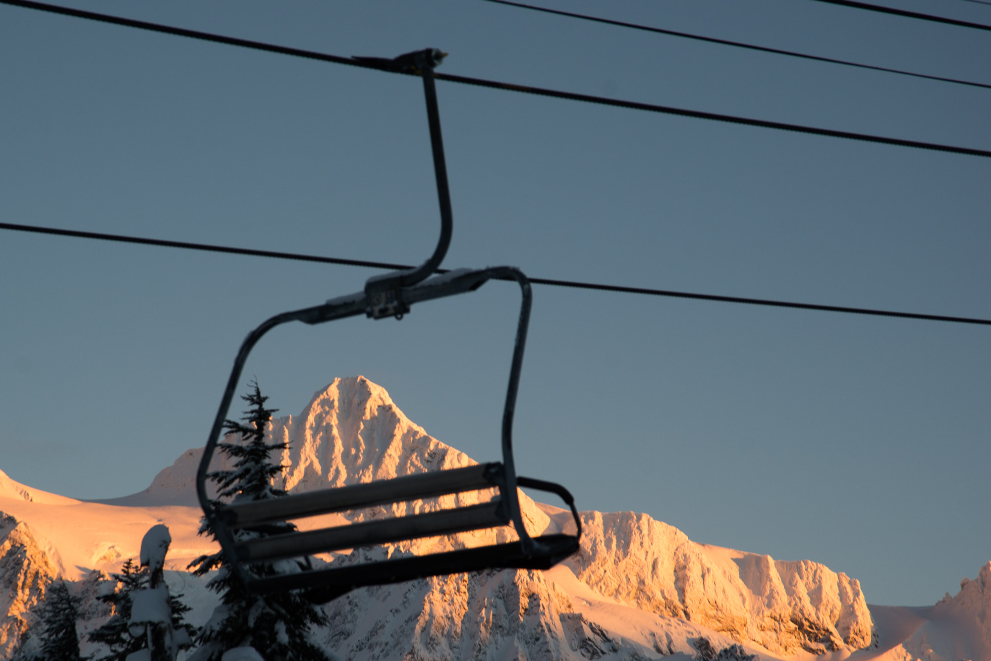 Nikon D600 sample photo. Lift at mt baker photography