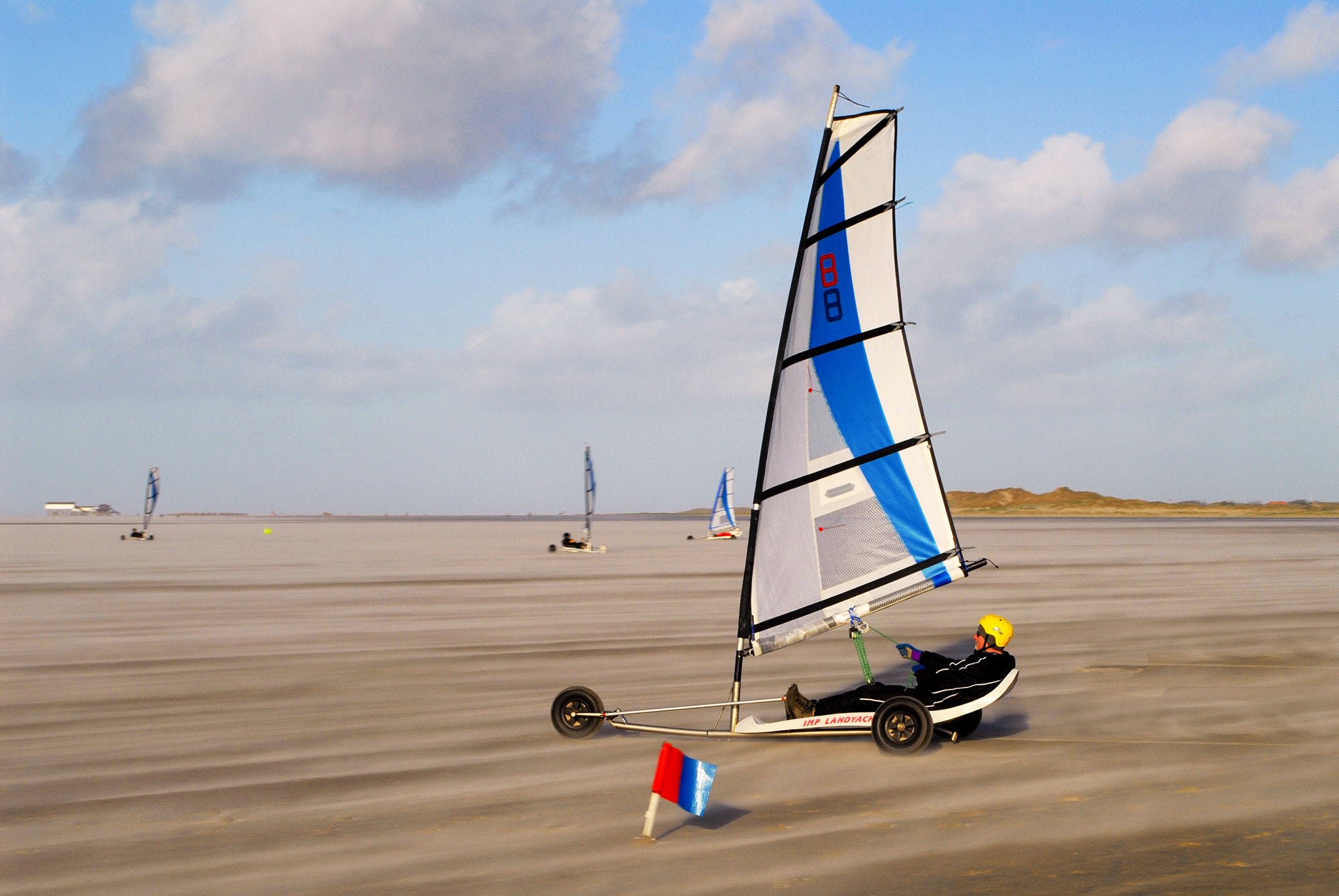 Nikon AF-S Nikkor 28-70mm F2.8 ED-IF sample photo. Sand yacht photography
