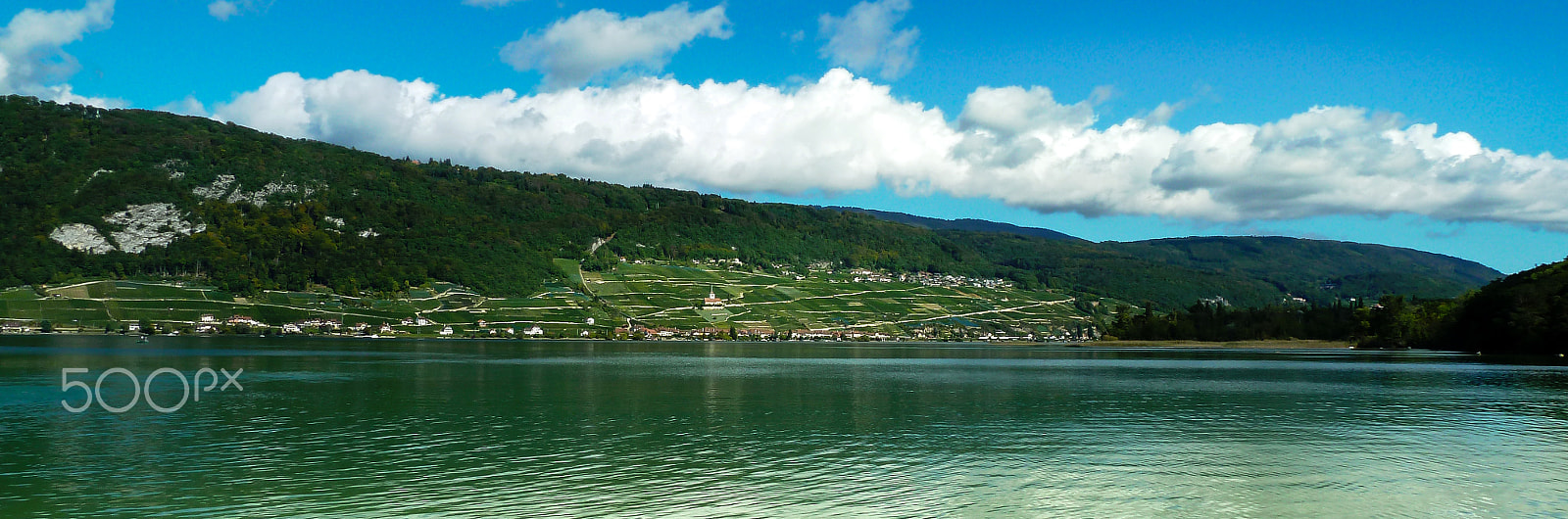 Leica V-Lux 20 sample photo. Ligerz et le lac de bienne photography