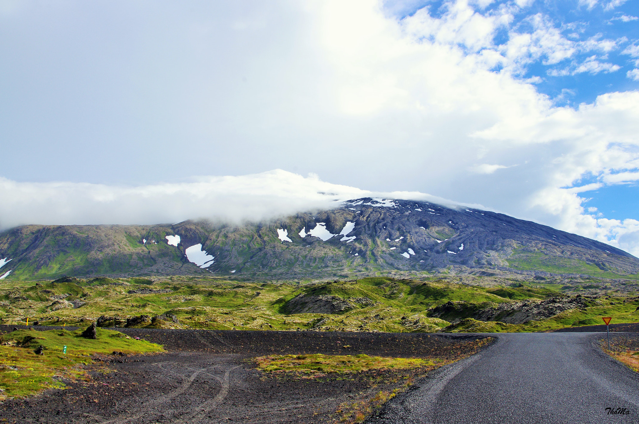 Pentax K-r sample photo. Snæfellsjökull photography